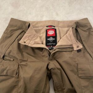 Brown 686 Ski and Snowboard Snow Pants